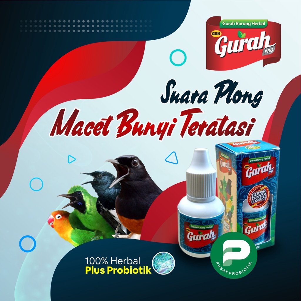 GURAH PRO | OBAT GURAH BURUNG PROBIOTIK | OBAT SERAK BURUNG PROBIOTIK | SUPER GACOR