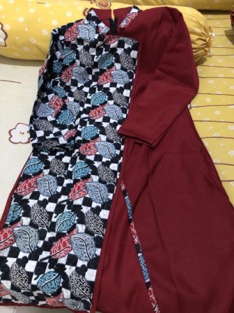 Bisa Cod _ Atasan Batik Wanita Kerja Jumbo Dolby Dolbi Dobby Doby Modern Dan Terbaru2020