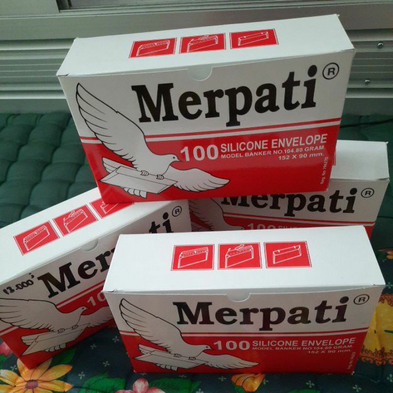 

Amplop merah merpati 152x90mm