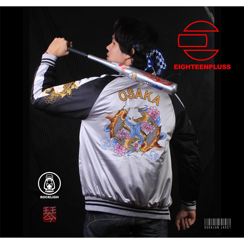 jaket sukajan Koi- original jaket design oni - PRIA - WANITA