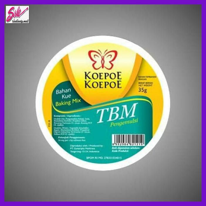 

DERPOWBAKING- TBM PENGEMULSI 35 GR KOEPOE KOEPOE -ASLIII.