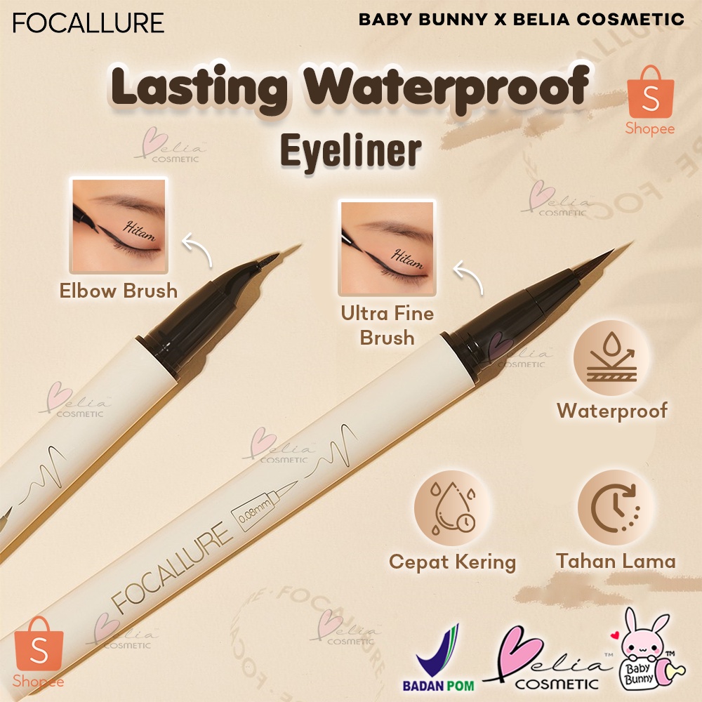 ❤ BELIA ❤ FOCALLURE Lasting Waterproof Liquid Eyeliner FA200 | Eye liner | Waterproof | Kosmetik Mata | BPOM