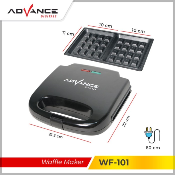 Advance Waffle Maker WF-101 / WF-206 Pemanggang Waffle