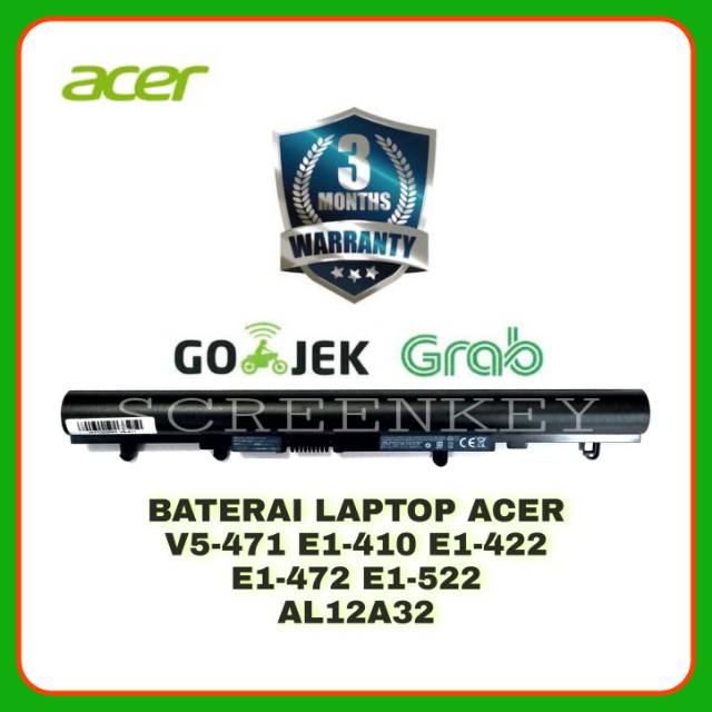 Baterai Batrai Laptop Acer Aspire V5-471 V5-431 E1-410 E1-422 E1-472 E1-470 E1-570 E1-572 E1-532