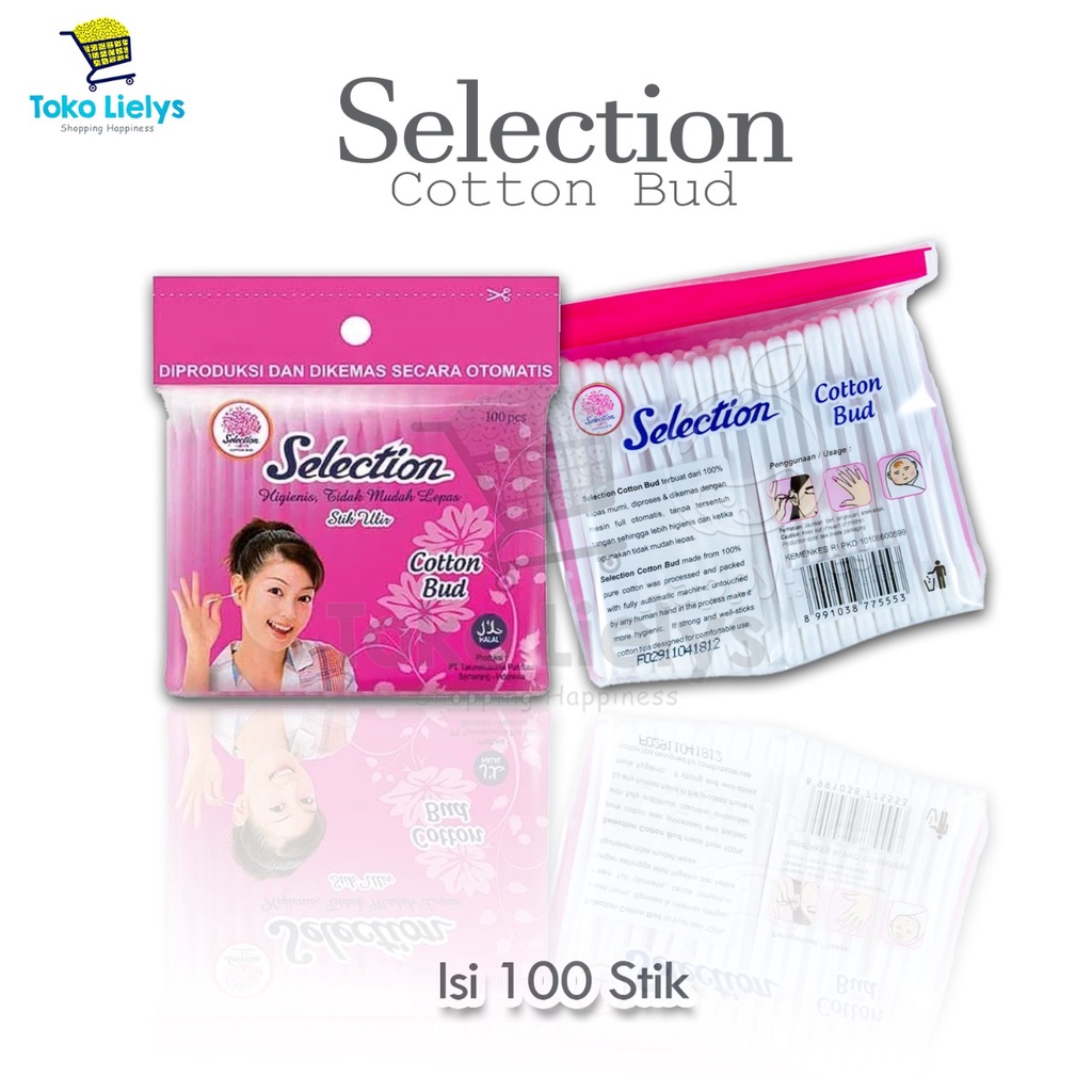 Cotton Bud Selection Kapas Telinga Isi 100 pcs