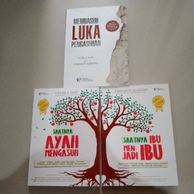Paket Buku Saatnya Ayah Mengasuh, Saatnya Ibu Menjadi Ibu, Membasuh Luka Pengasuhan | BEST SELLER
