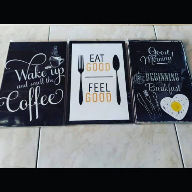 hiasan dinding set ruang makan