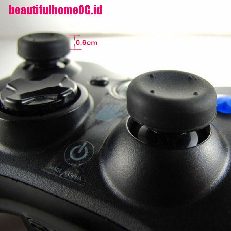 8pcs Cap Thumbstick Grip Bahan Silikon Untuk Controller Ps4