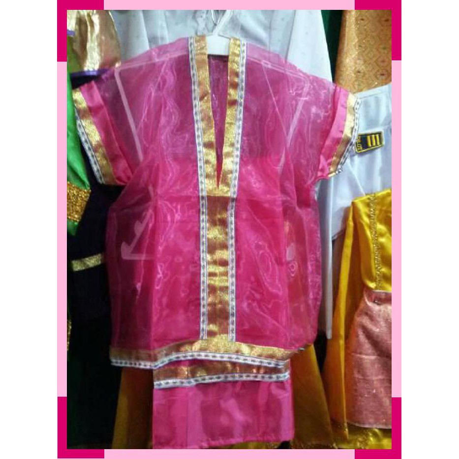 Buku Pakaian Daerah Baju Adat Sulawesi Selatan Makasar Bodo Anak Karnaval Bk 219 Shopee Indonesia