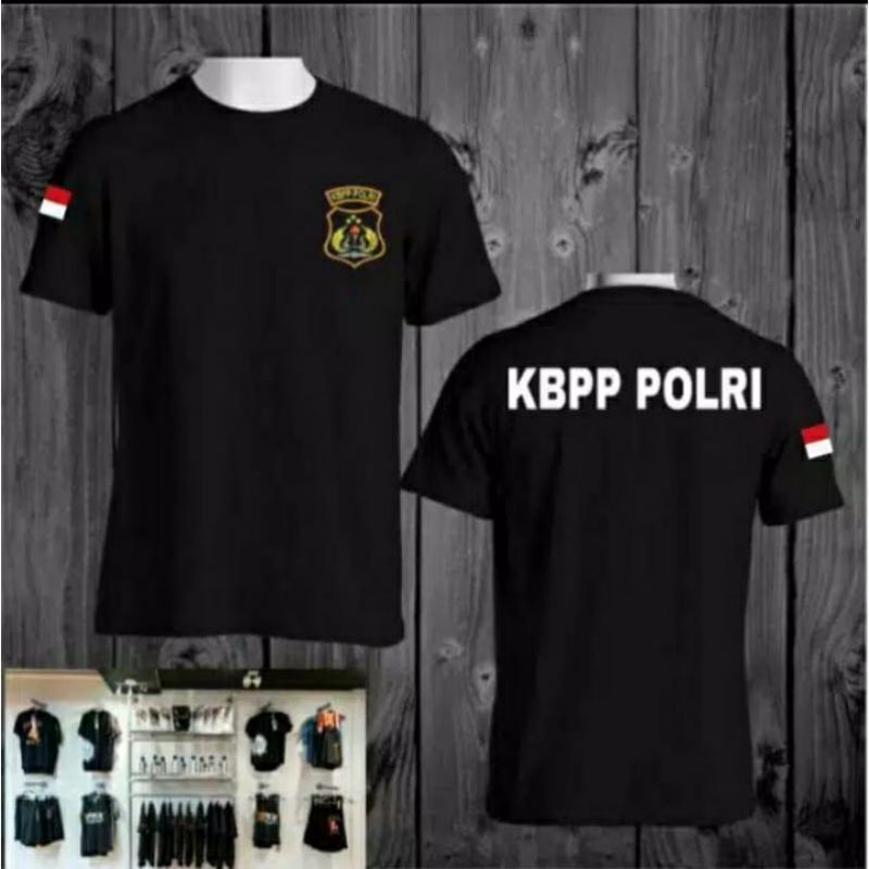 Jual KAOS KBPP POLRI LOGO DEPAN BELAKANG | Shopee Indonesia