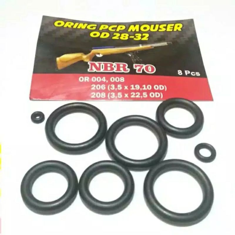 seal set oring O RING pcp mouser OD 28-32 NBR70