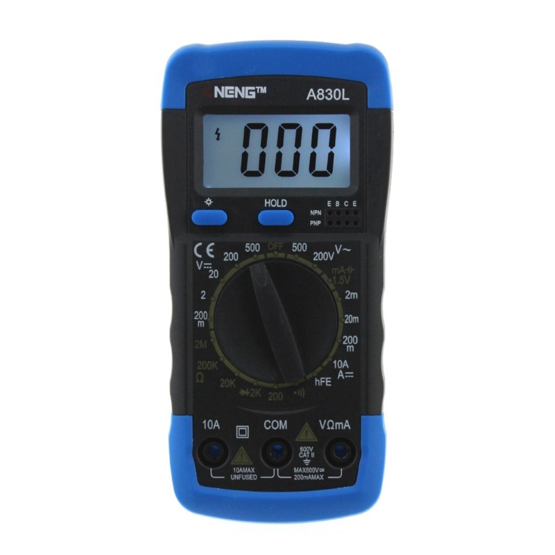 CRE AUS ANENG A830L Multimeter Digital LCD DC AC Voltage Diode freguency