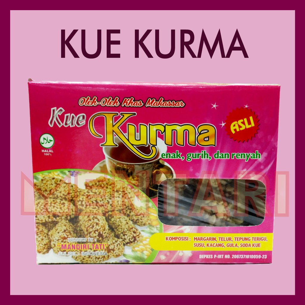 

Kue Kurma Kacang Oleh-Oleh Khas Makassar - MANDIRI TATI