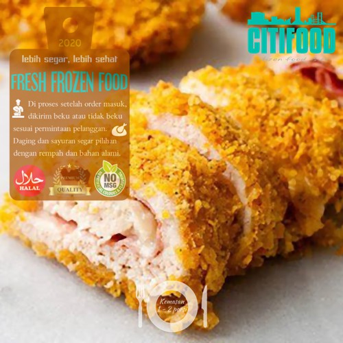 

Tortilla Chicken Cordon Bleu | Cordon Bleu Ayam Tortilla | Frozen