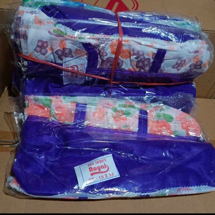 

TASTEMPAT- TAS SERUT LAIN/GOODIE BAG/KANTONG TAS BUAT DUS KOTAK NASI/SNACK - UK 18X18 -TEMPAT-TAS.