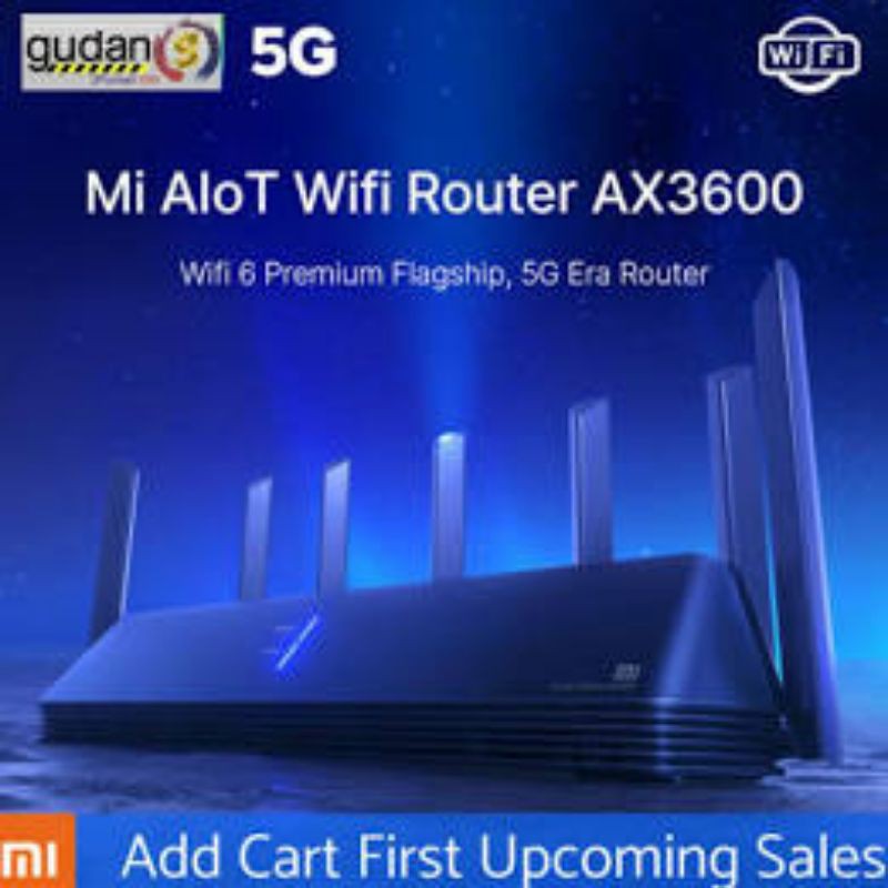 XIAOMI AloT ROUTER AX3600 - WIFI 6 WIRELESS 2976Mbps - GLOBAL VERSI