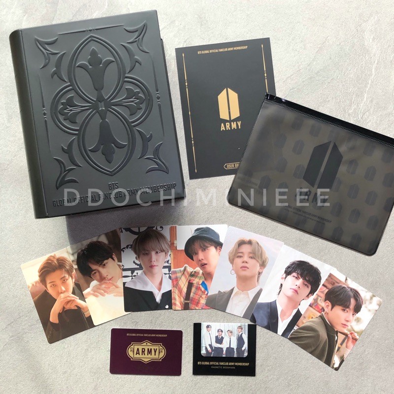[SHARING] BTS Army Kit 7th Membership 2021 RM Jin Suga Jhope Jimin Taehyung Jungkook V Photocard