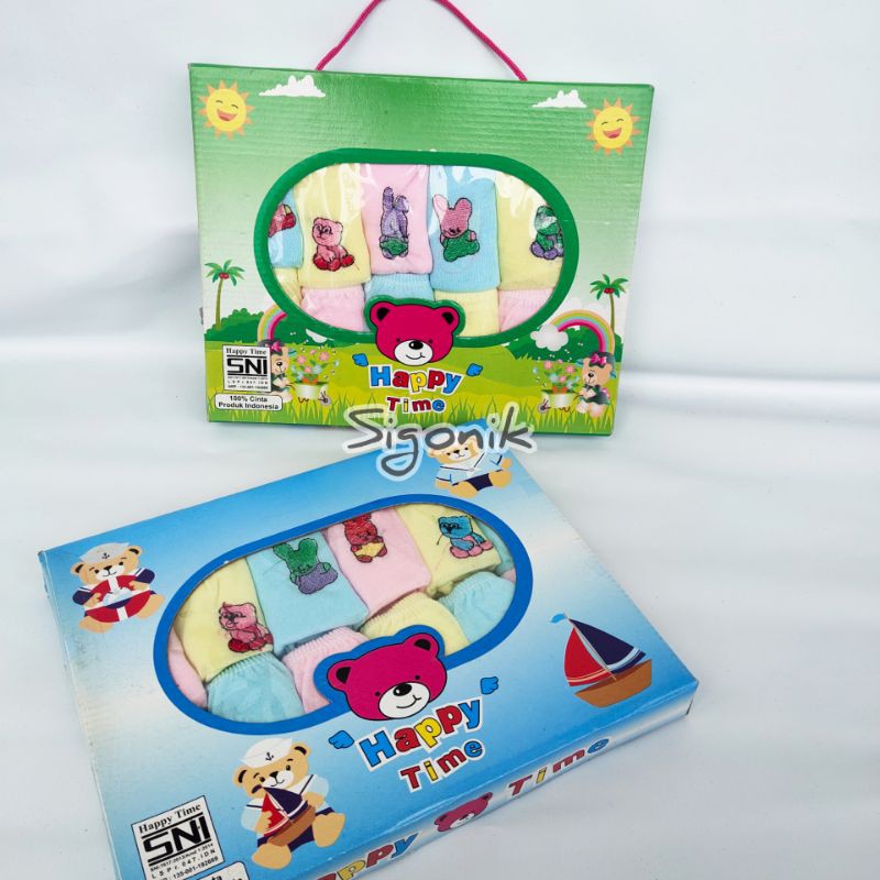 Celana Pop Bayi Happy Time Pakaian Perlengkapan New Born Baby 0 - 12 Bulan Lucu Kado Lahiran