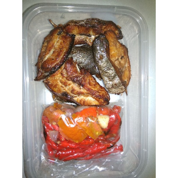 

Dapur Lanesra. Paket sayur racik instan. Sambal panggang / sambal penyet ikan asap