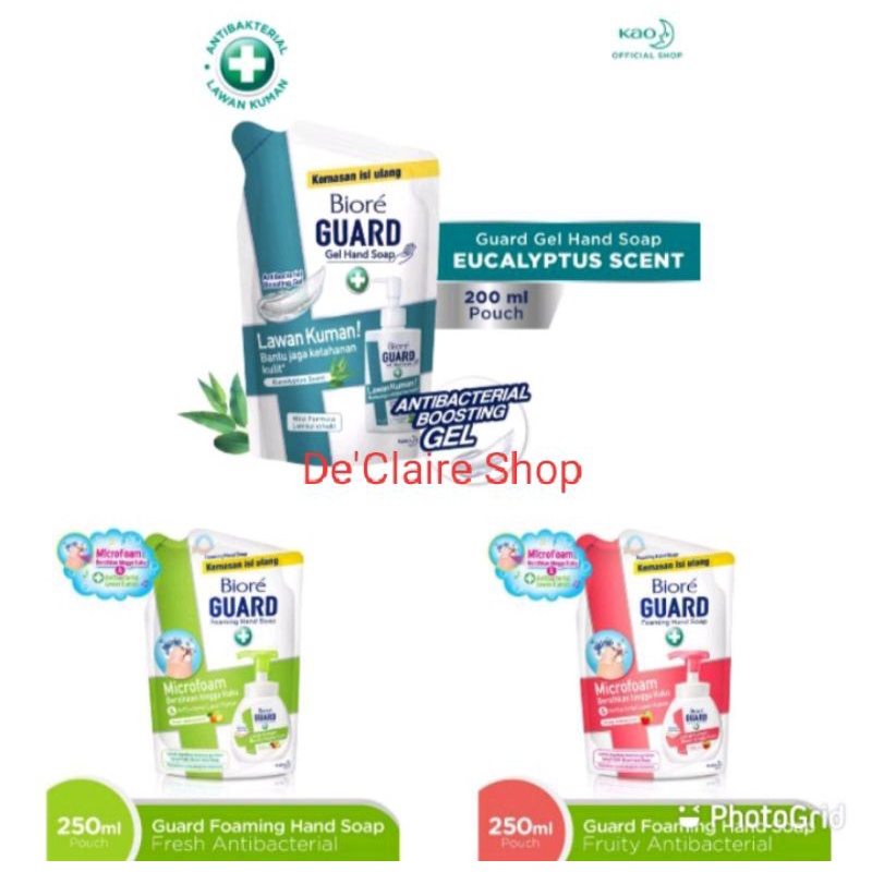 Biore Guard Foaming Hand Soap Fresh Antibacterial Refill 200 ml