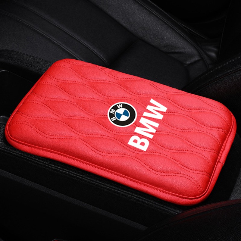 Car Armrest Pad Universal Leather Auto Center Console Storage Box Cover Mat Automobiles Waterproof Armrest Protector Cushion For BMW F30 E46 F10 E90 G20 E36 E39 E30 G30 E92 F20 X6 X1 X5 Z4 M3 X3 X4 5 7 Series 320I 218I 520I