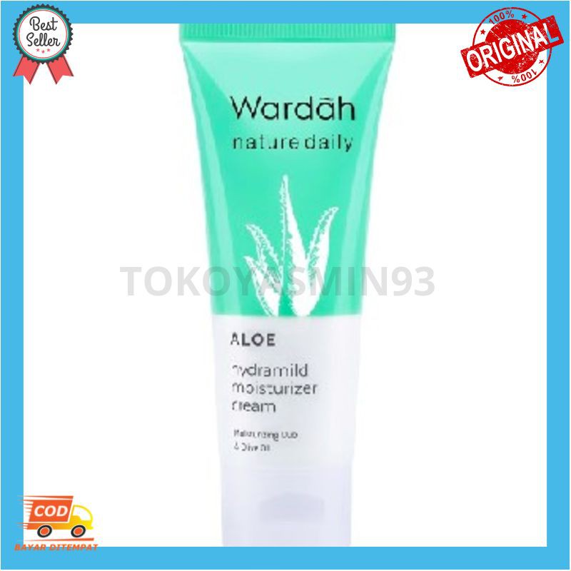 Wardah Aloe Hydramild Moisturizer Cream 40 ml Murah