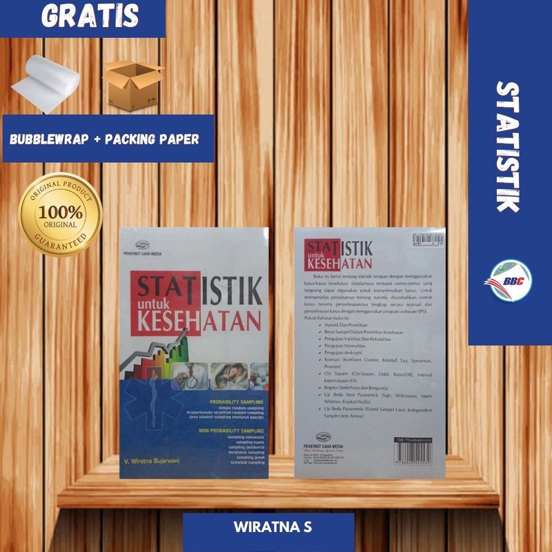 Jual BUKU STATISTIK UNTUK KESEHATAN | Shopee Indonesia