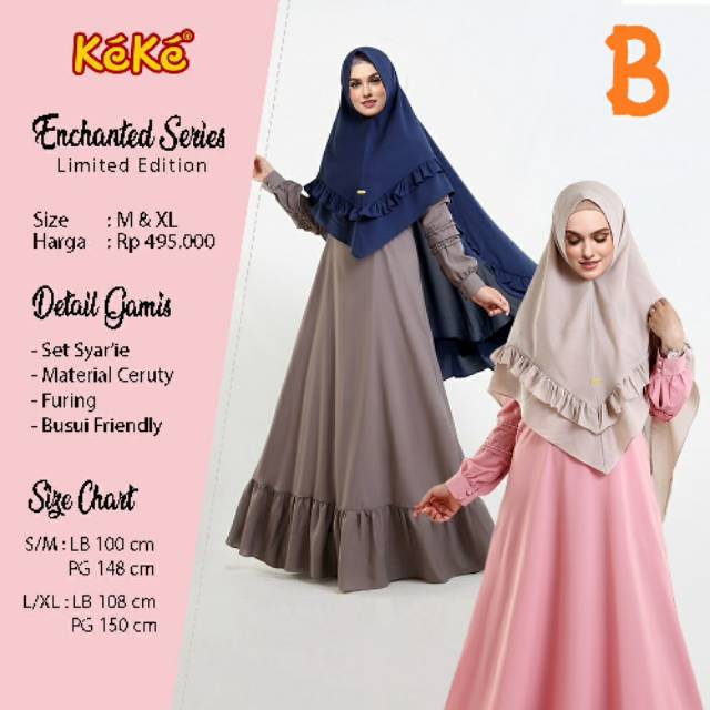 Gamis Dewasa Keke Syar'i ~ Enchanted Series B ~