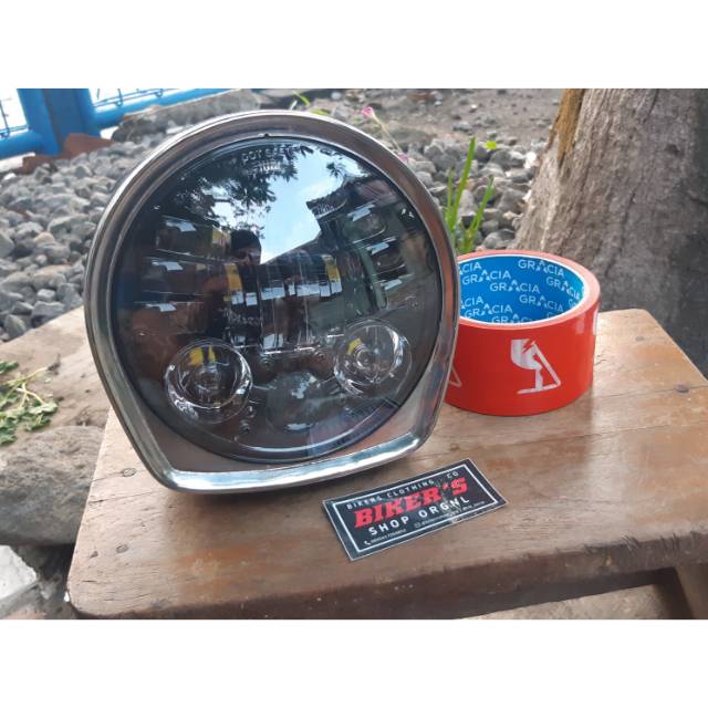 Lampu Daymaker 16 sisi led set batok vanvan pres mentah termuraah batok vanvan