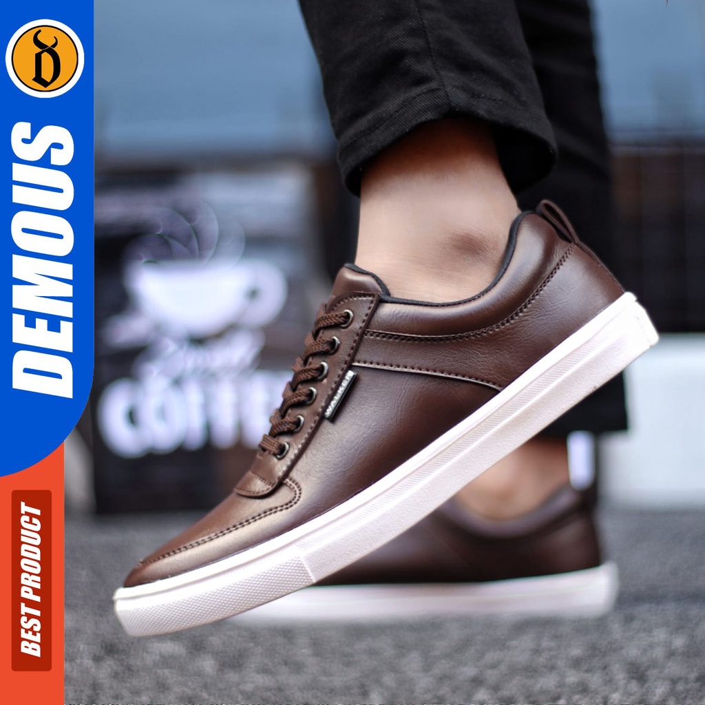 DEMOUS Pedroz - Sepatu Sneakers Pria Casual