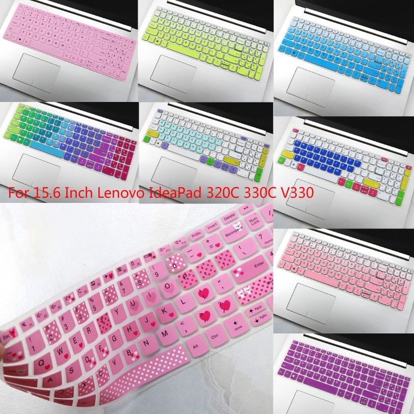 Pelindung Keyboard Silikon Ultra Tipis Untuk Lenovo Ideapad 320c 330c V330 15.6 Inch