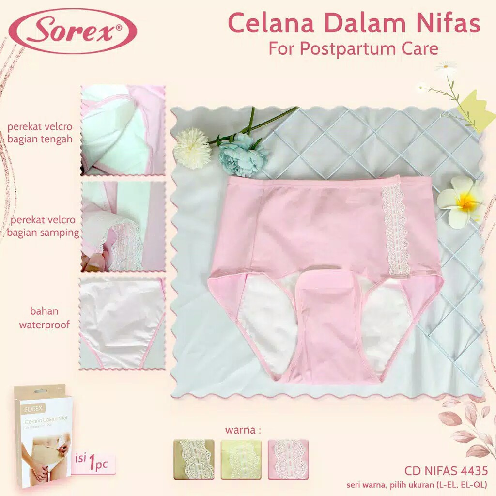 CD Celana Dalam Nifas SOREX 4435  Ibu melahirkan CD bersalin CD Nifas (Celana Dalam Melahirkan)