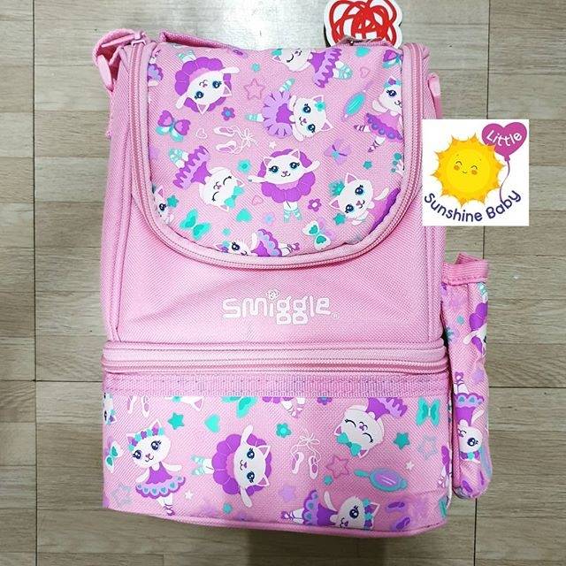 Smiggle Lunchbag Ballet Pink - Tas Bekal Smiggle Ori