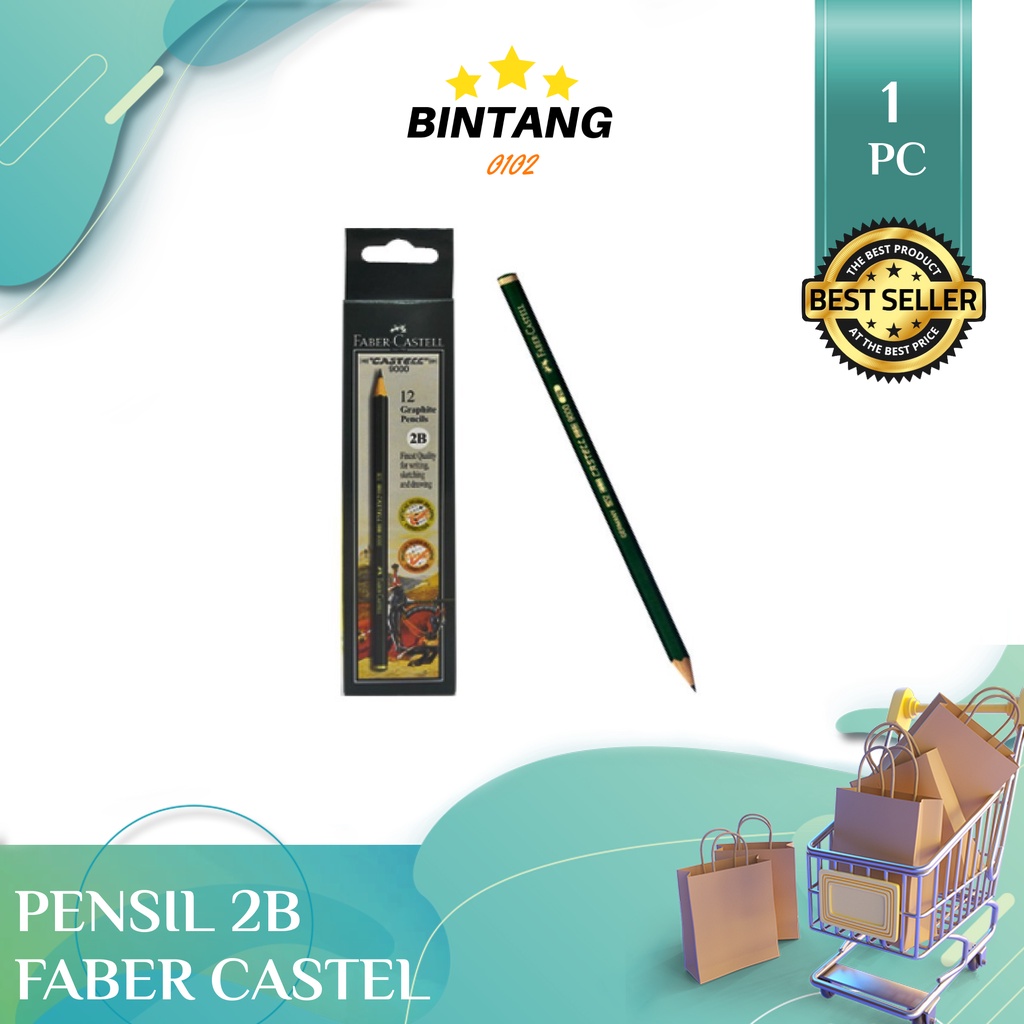 

Pensil 2B Faber Castel