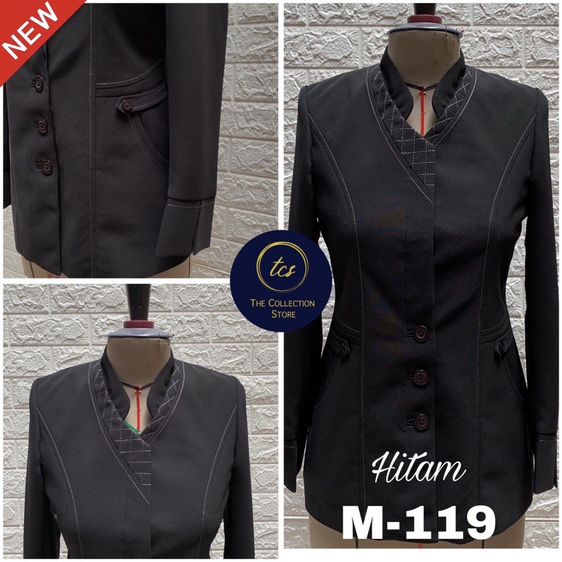 BLAZER BELLAGIO WANITA FORMAL POLOS, Seragam Guru, Blazer Guru, Jas Guru Hitam