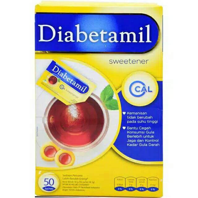 Diabetamil Gula Diet dan Diabet Isi 2 sachet