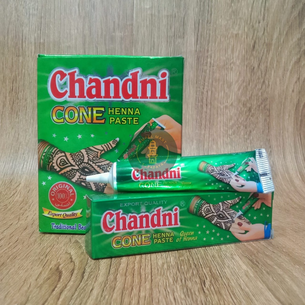 Pacar Kuku Chandini Chandni Nail Henna Cone Henna Hena Kuku Asli Arab