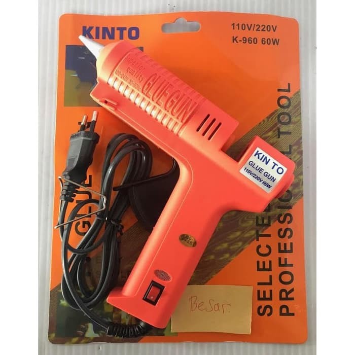 Glue Gun 60 Watt Kinto / Lem Tembak 60w / Glue Stick / Tembakan Lem Bakar 60w / Alat Glue Gun 60w