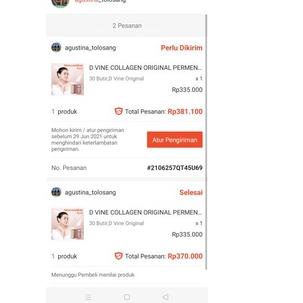 ☜ D VINE COLLAGEN ORIGINAL PERMEN ECERAN ➭