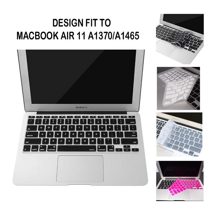 Silicone Cover Skin Keyboard Protector for MacBook Air 11 inch A1370 A1465