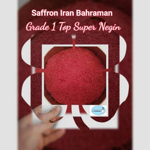 

Saffron Iran Bahraman Red Gold Top Super Negin Grade (0,25gr-3gr)