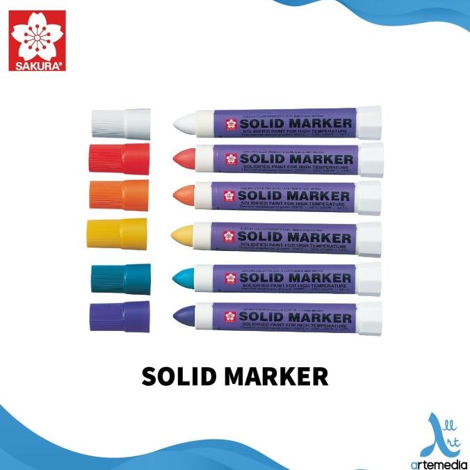 

(BISA COD) Krayon Solid Marker Sakura Industrial Crayon Permanent TERBAIK Kode 1326