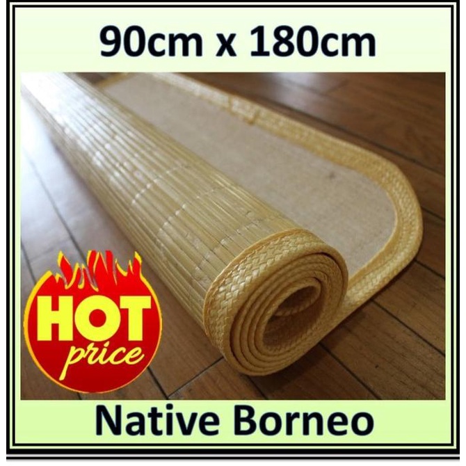 90 x 180 Lampit Saburina, Tikar Kalimantan, Alas Duduk Lesehan, Tikar