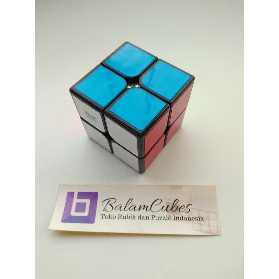 Rubik Kubus - Pelumas Rubik - Rubik Yongjun Rubik 2X2 Qiyi Qidi 2X2 Black Produk Terbaik