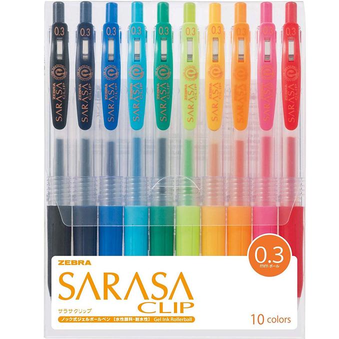 

@#@#@#] Zebra Sarasa Clip 0.3 mm (set isi 10)
