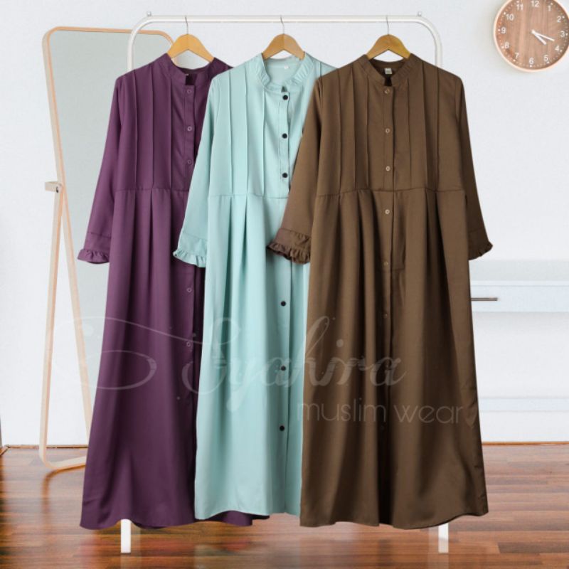 Gamis syar'i asdf gamis super jumbo L XL XXL 3XL 4XL LD 100 110 120 130 140 gamis terbaru Gamis murah gamis polos BIG size dress Fayha maxy