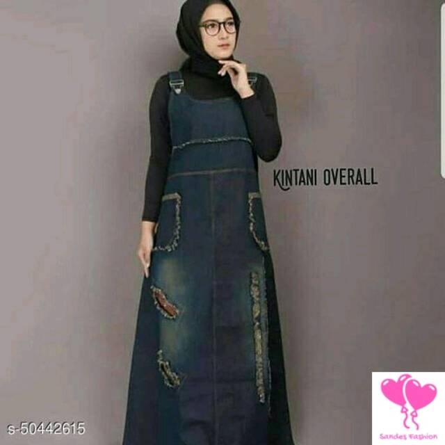 DRESS OVERALL/ROK PANJANG JEANS/TERMURAH