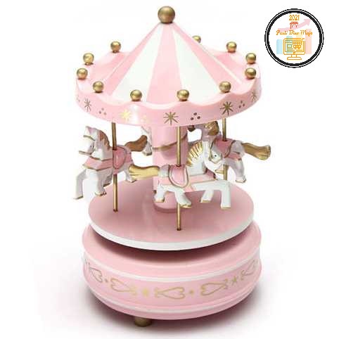 MUSIK-KOTAK- KOTAK MUSIK HADIAH, MERRY GO ROUND CAROUSEL BOX MAINAN EDUKASI -KOTAK-MUSIK.