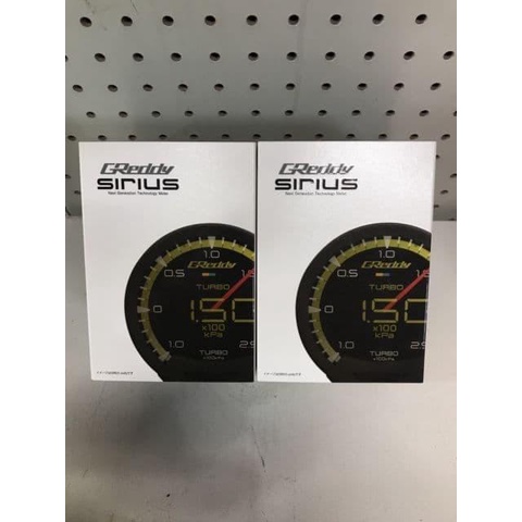 Greddy Sirius RPM Oil Temp Turbo Vacuum Volt Water Temp Meter