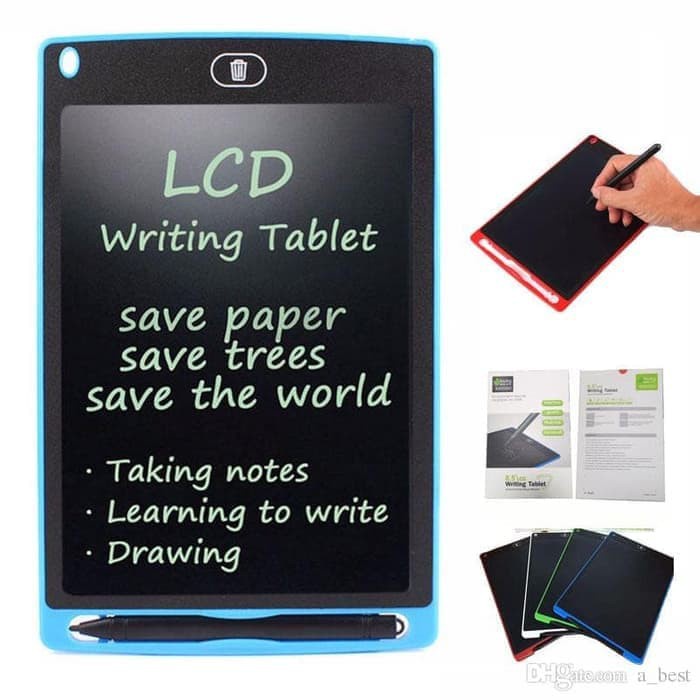 LCD Drawing Writing Tablet 8.5&quot; Papan Tulis Anak Dewasa Board Terbaru